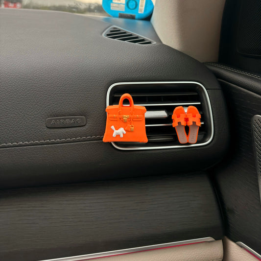 Set Ambientador Coche Naranja – Aroma Coco