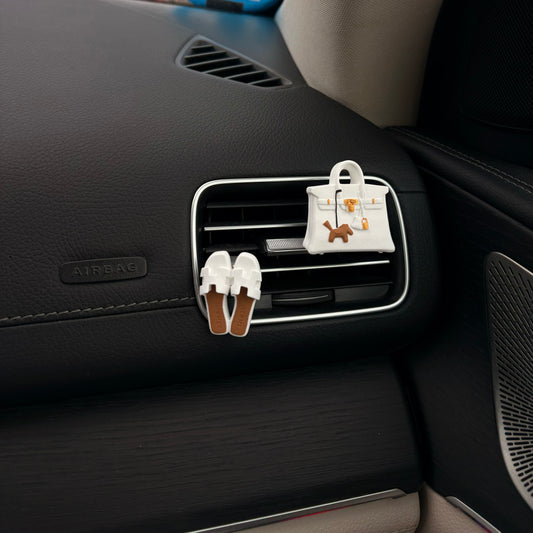 Set Ambientador Coche Blanco – Aroma Gardenia